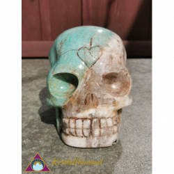 AMAZONITE SKULL