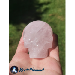 CRÂNE DE QUARTZ ROSE