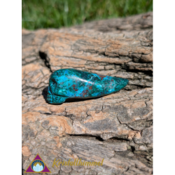 MALACHITE CHRYSOCOLLA SKULL