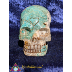 AMAZONITE SKULL