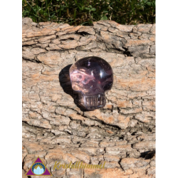 FLAT AMETHYST SKULL