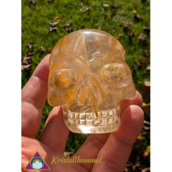 RUTILE QUARTZ SKULL