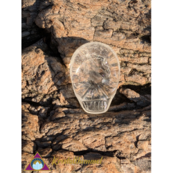 FLAT TOPAZ SKULL