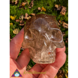 RUTILE QUARTZ SKULL