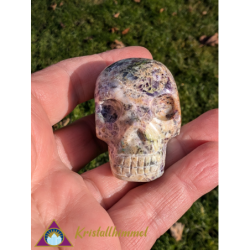 FLUORITE BRECCIA SKULL