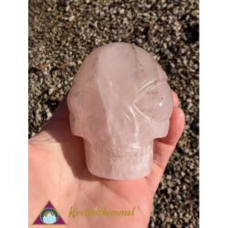 ROSE QUARTZ SKULL WITH...