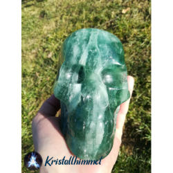 FLUORITE SKULL