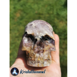 CHEVRONAMETHYST SKULL