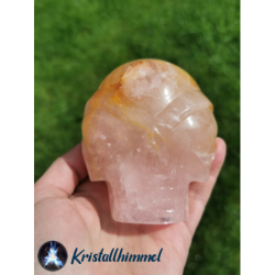 ROSE QUARTZ WITH LIMONITE...