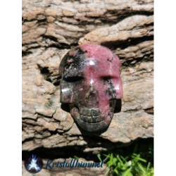 RHODONITE SKULL FLAT