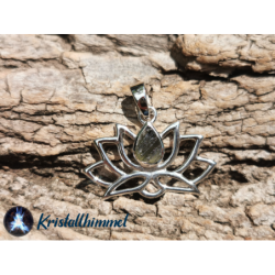 LOTUS SILVER PENDANT WITH...