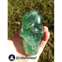 FLUORITE SKULL