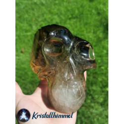 SMOKY QUARTZ SKULL