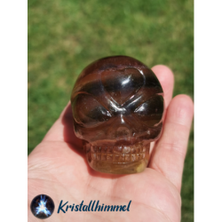 FLUORITE SKULL