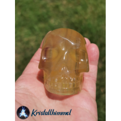 FLUORITE SKULL