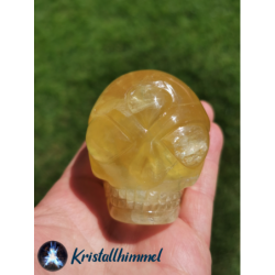 FLUORITE SKULL