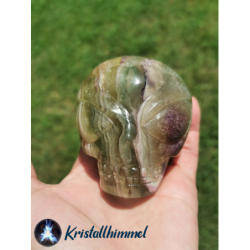 FLUORITE SKULL