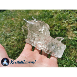 CLEAR QUARTZ DRAGON