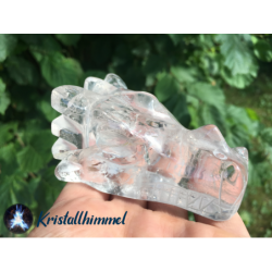 CLEAR QUARTZ DRAGON