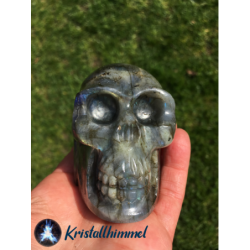 LABRADORITE SKULL