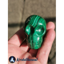 MALACHITE SKULL