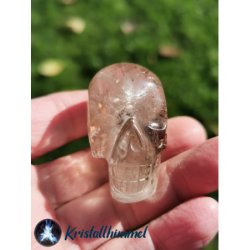 LODOLITE QUARTZ SKULL