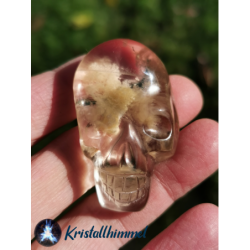 LODOLITE QUARTZ SKULL FLAT