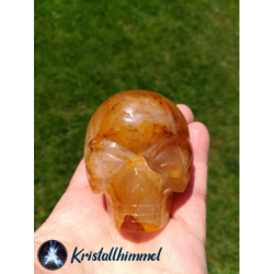 HEMATOID QUARTZ SKULL