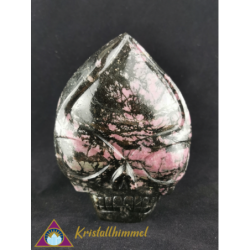 CRÂNE EN RHODONITE