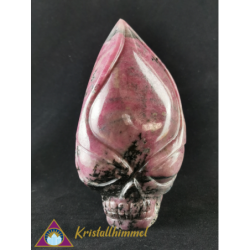 RHODONITE SKULL