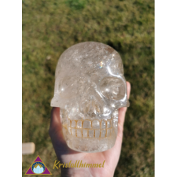 CLEAR QUARTZ SKULL WITH...