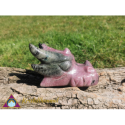 DRAGON EN RHODONITE