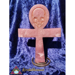 CROCE ANKH CON CRANI