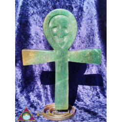 ANKH CROSS WITH SKULLS