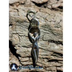 GODDESS SILVER PENDANT WITH...