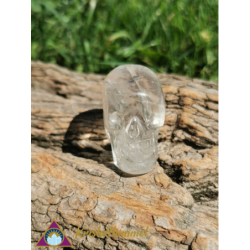 CLEAR QUARTZ SKULL