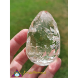 FACETED RUTILE QUARTZ EGG