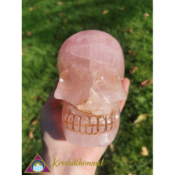 ROSE QUARTZ SKULL