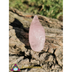 ROSE QUARTZ SKULL