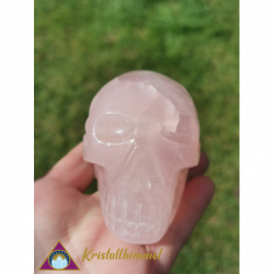 ROSE QUARTZ SKULL