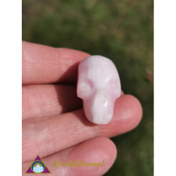 PINK ARAGONITE SKULL