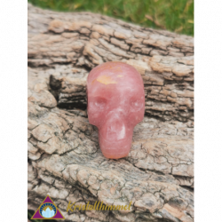 RASPBERRY QUARTZ SKULL