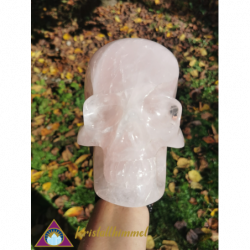 ROSE QUARTZ SKULL