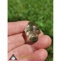 CHLORITE QUARTZ SKULL