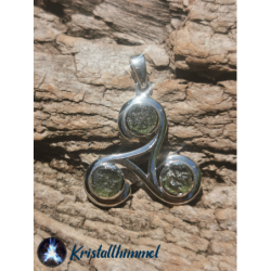 TRISKELE SILVER PENDANT...