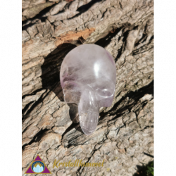 FLAT AMETHYST ELESTIAL SKULL