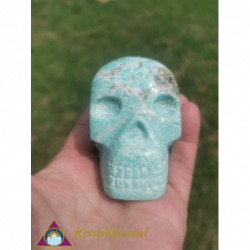 AMAZONITE SKULL