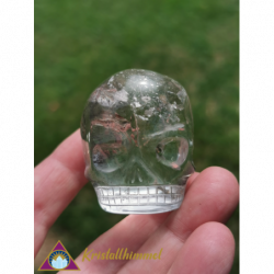 SKULL FROM CLEAR QUARTZ...