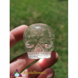 CLEAR QUARTZ SKULL