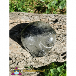 FLAT TOURMALINE QUARTZ SKULL